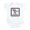 thumbnail image 1 of CafePress - I Love My Big Brother Baby Bodysuits - Baby Light Bodysuit, Size Newborn - 24 Months, 1 of 4