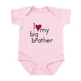 thumbnail image 1 of CafePress - I Love My Big Brother Infant Bodysuit - Baby Light Bodysuit, Size Newborn - 24 Months, 1 of 4