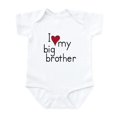 thumbnail image 1 of CafePress - I Love My Big Brother Infant Bodysuit - Baby Light Bodysuit, Size Newborn - 24 Months, 1 of 4