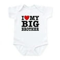 thumbnail image 1 of CafePress - I Love My Big Brother Infant Bodysuit - Baby Light Bodysuit, Size Newborn - 24 Months, 1 of 4