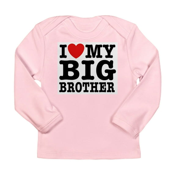CafePress - I Love My Big Brother Long Sleeve Infant T Shirt - Long Sleeve Infant T-Shirt