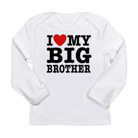 CafePress - I Love My Big Brother Long Sleeve Infant T Shirt - Long Sleeve Infant T-Shirt