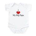 thumbnail image 1 of CafePress - I Love My Big Papa Infant Bodysuit - Baby Light Bodysuit, Size Newborn - 24 Months, 1 of 4