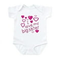 thumbnail image 1 of CafePress - I Love My Big Sister Infant Bodysuit - Baby Light Bodysuit, Size Newborn - 24 Months, 1 of 4