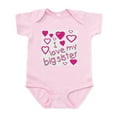 thumbnail image 1 of CafePress - I Love My Big Sister Infant Bodysuit - Baby Light Bodysuit, Size Newborn - 24 Months, 1 of 4