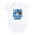 thumbnail image 1 of CafePress - I Love My Black Lab Infant Bodysuit - Baby Light Bodysuit, Size Newborn - 24 Months, 1 of 4