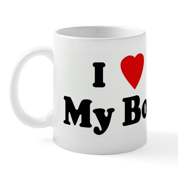 CafePress - I Love My Boo Mug - 11 oz Ceramic Mug - Novelty Coffee Tea Cup