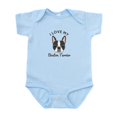 thumbnail image 1 of CafePress - I Love My Boston Terrier Infant Bodysuit - Baby Light Bodysuit, Size Newborn - 24 Months, 1 of 4