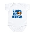 thumbnail image 1 of CafePress - I Love My Boxer Infant Bodysuit - Baby Light Bodysuit, Size Newborn - 24 Months, 1 of 4