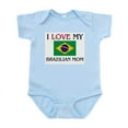thumbnail image 1 of CafePress - I Love My Brazilian Mom Infant Bodysuit - Baby Light Bodysuit, Size Newborn - 24 Months, 1 of 4