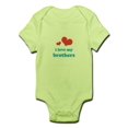 thumbnail image 1 of CafePress - I Love My Brothers Infant Bodysuit - Baby Light Bodysuit, 1 of 1