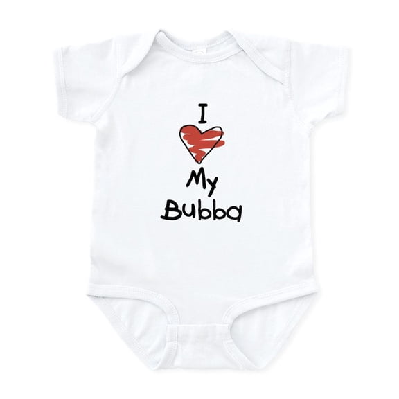 CafePress - I Love My Bubba Infant Creeper - Baby Light Bodysuit, Size Newborn - 24 Months