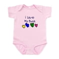 thumbnail image 1 of CafePress - I Love My Busia Body Suit - Baby Light Bodysuit, Size Newborn - 24 Months, 1 of 4