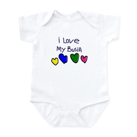 CafePress - I Love My Busia Body Suit - Baby Light Bodysuit, Size Newborn - 24 Months