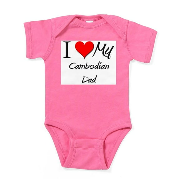 CafePress - I Love My Cambodian Dad Infant Bodysuit - Cute Infant Bodysuit Baby Romper - Size Newborn - 24 Months