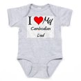 thumbnail image 1 of CafePress - I Love My Cambodian Dad Infant Bodysuit - Cute Infant Bodysuit Baby Romper - Size Newborn - 24 Months, 1 of 3