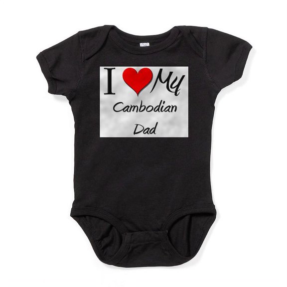 CafePress - I Love My Cambodian Dad Infant Bodysuit - Cute Infant Bodysuit Baby Romper - Size Newborn - 24 Months
