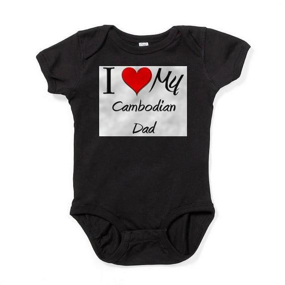 CafePress - I Love My Cambodian Dad Infant Bodysuit - Cute Infant Bodysuit Baby Romper - Size Newborn - 24 Months