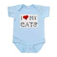 thumbnail image 1 of CafePress - I Love My Cats / Heart Infant Bodysuit - Baby Light Bodysuit, Size Newborn - 24 Months, 1 of 4