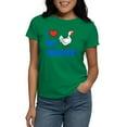 thumbnail image 1 of CafePress - I Love My Chickens T Shirt - Women's Traditional Fit Dark T-Shirt, 1 of 4