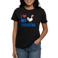 thumbnail image 1 of CafePress - I Love My Chickens T Shirt - Women's Traditional Fit Dark T-Shirt, 1 of 4