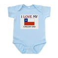 thumbnail image 1 of CafePress - I Love My Chilean Dad Infant Bodysuit - Baby Light Bodysuit, Size Newborn - 24 Months, 1 of 4