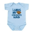 thumbnail image 1 of CafePress - I Love My Chocolate Lab Infant Bodysuit - Baby Light Bodysuit, Size Newborn - 24 Months, 1 of 4