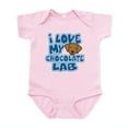 thumbnail image 1 of CafePress - I Love My Chocolate Lab Infant Bodysuit - Baby Light Bodysuit, Size Newborn - 24 Months, 1 of 4
