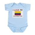 thumbnail image 1 of CafePress - I Love My Colombian Dad Infant Bodysuit - Baby Light Bodysuit, Size Newborn - 24 Months, 1 of 4