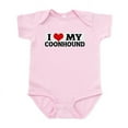 thumbnail image 1 of CafePress - I Love My Coonhound Infant Creeper - Baby Light Bodysuit, Size Newborn - 24 Months, 1 of 4
