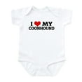 thumbnail image 1 of CafePress - I Love My Coonhound Infant Creeper - Baby Light Bodysuit, Size Newborn - 24 Months, 1 of 4