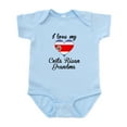 thumbnail image 1 of CafePress - I Love My Costa Rican Grandma Body Suit - Baby Light Bodysuit, Size Newborn - 24 Months, 1 of 4