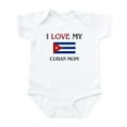 thumbnail image 1 of CafePress - I Love My Cuban Mom Infant Bodysuit - Baby Light Bodysuit, Size Newborn - 24 Months, 1 of 4