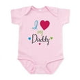 thumbnail image 1 of CafePress - I Love My Daddy! Body Suit - Baby Light Bodysuit, Size Newborn - 24 Months, 1 of 4