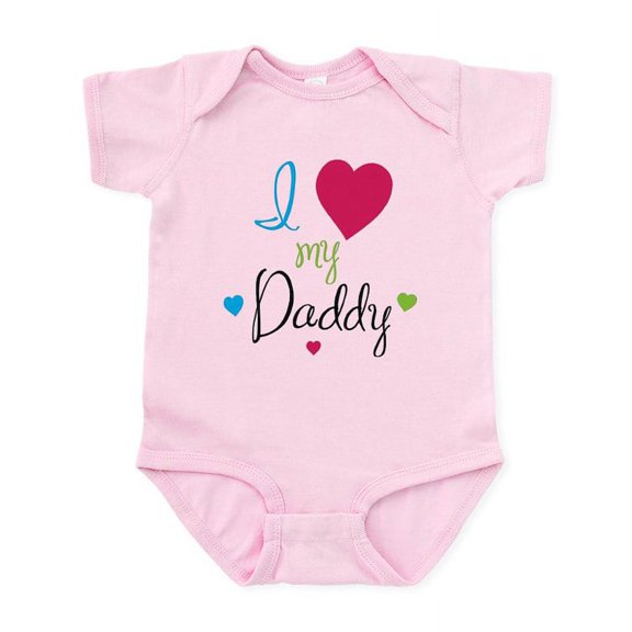 CafePress - I Love My Daddy! Body Suit - Baby Light Bodysuit, Size Newborn - 24 Months