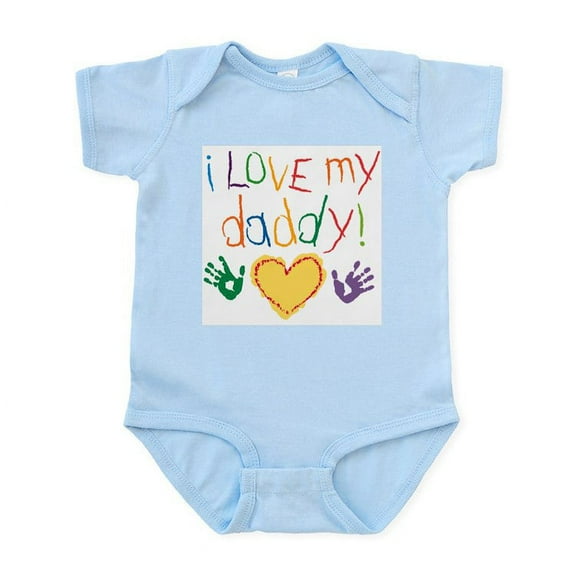 CafePress - I Love My Daddy Infant Bodysuit - Baby Light Bodysuit, Size Newborn - 24 Months