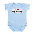 thumbnail image 1 of CafePress - I Love My Daddy Infant Bodysuit - Baby Light Bodysuit, Size Newborn - 24 Months, 1 of 4