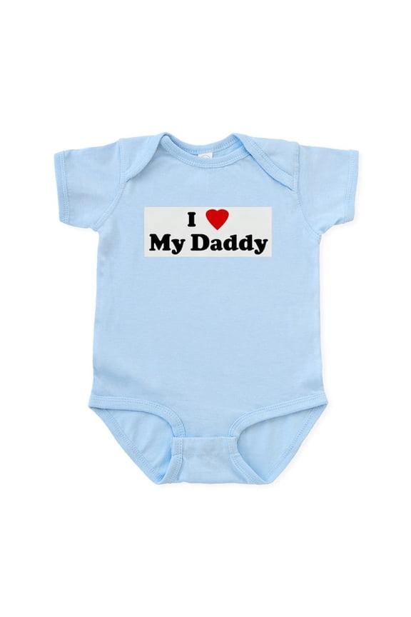- I Love My Daddy Infant Bodysuit - Baby Light Bodysuit, Size Newborn - 24 Months
