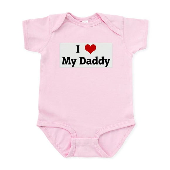 - I Love My Daddy Infant Bodysuit - Baby Light Bodysuit, Size Newborn - 24 Months
