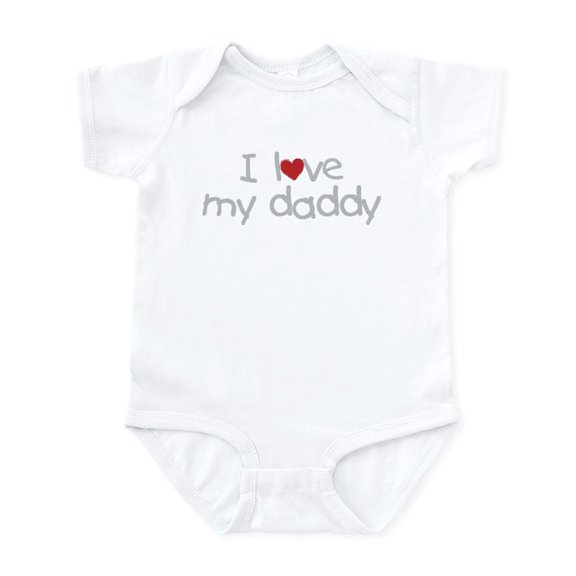 CafePress - I Love My Daddy Infant Bodysuit - Baby Light Bodysuit, Size Newborn - 24 Months