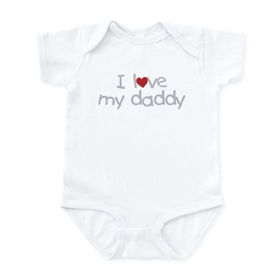 CafePress - I Love My Daddy Infant Bodysuit - Baby Light Bodysuit, Size Newborn - 24 Months
