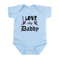 thumbnail image 1 of CafePress - I Love My Daddy Infant Bodysuit - Baby Light Bodysuit, Size Newborn - 24 Months, 1 of 4