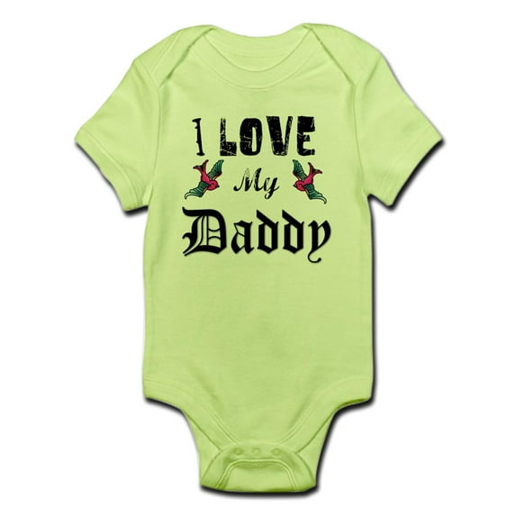 CafePress - I Love My Daddy Infant Bodysuit - Baby Light Bodysuit