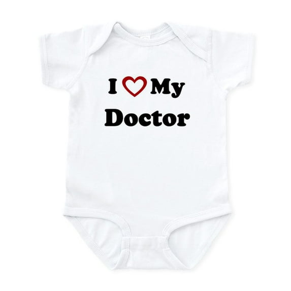 CafePress - I Love My Doctor Infant Bodysuit - Baby Light Bodysuit, Size Newborn - 24 Months