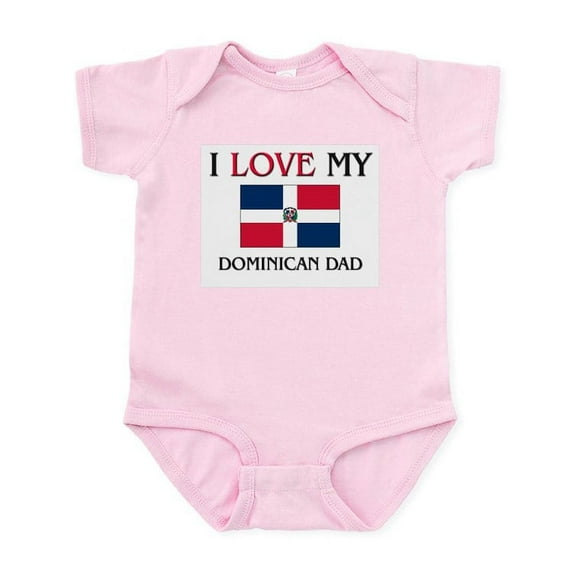 CafePress - I Love My Dominican Dad Infant Bodysuit - Baby Light Bodysuit, Size Newborn - 24 Months