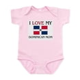 thumbnail image 1 of CafePress - I Love My Dominican Mom Infant Bodysuit - Baby Light Bodysuit, Size Newborn - 24 Months, 1 of 4