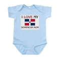 thumbnail image 1 of CafePress - I Love My Dominican Mom Infant Bodysuit - Baby Light Bodysuit, Size Newborn - 24 Months, 1 of 4