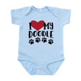 thumbnail image 1 of CafePress - I Love My Doodle Baby Light Bodysuit - Baby Light Bodysuit, Size Newborn - 24 Months, 1 of 4