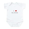 thumbnail image 1 of CafePress - I Love My Doula Infant Bodysuit - Baby Light Bodysuit, Size Newborn - 24 Months, 1 of 4