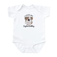 thumbnail image 1 of CafePress - I Love My English Bulldog Infant Bodysuit - Baby Light Bodysuit, Size Newborn - 24 Months, 1 of 4